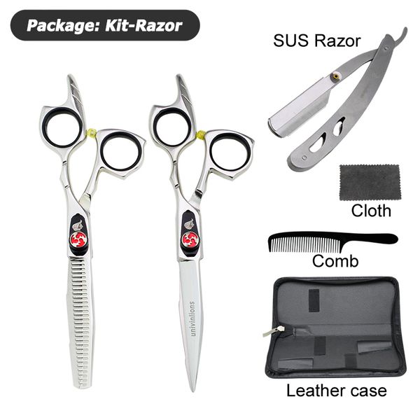univinlions 6" thinning scissors barber shears professional hairdressing scissors hair clipper kit japan 440c haircut scissors
univinlions 6" thinning scissors barber shears professional hairdressing scissors hair clipper kit japan 440c haircut scissors