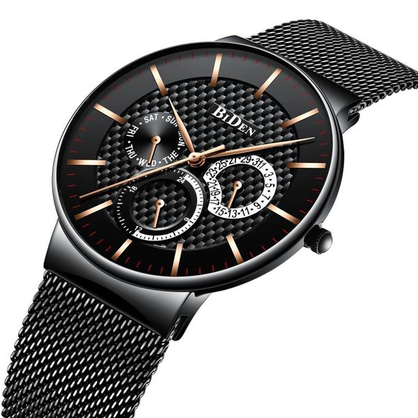 mens watches business stainless steel quartz man watch biden brand waterproof men's wristwatch, Slivery;brown
mens watches business stainless steel quartz man watch biden brand waterproof men's wristwatch, Slivery;brown