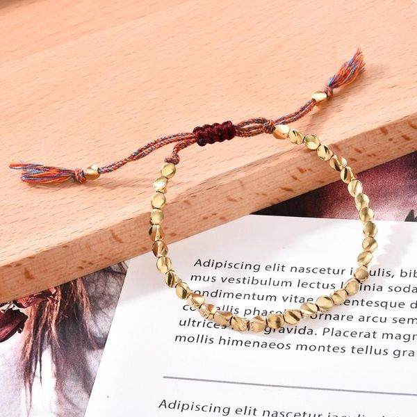 link, chain colored wax cord thread tibetan buddhism copper bead love lucky bracelets for women men charm friendship bracelet drop, Black
link, chain colored wax cord thread tibetan buddhism copper bead love lucky bracelets for women men charm friendship bracelet drop, Black