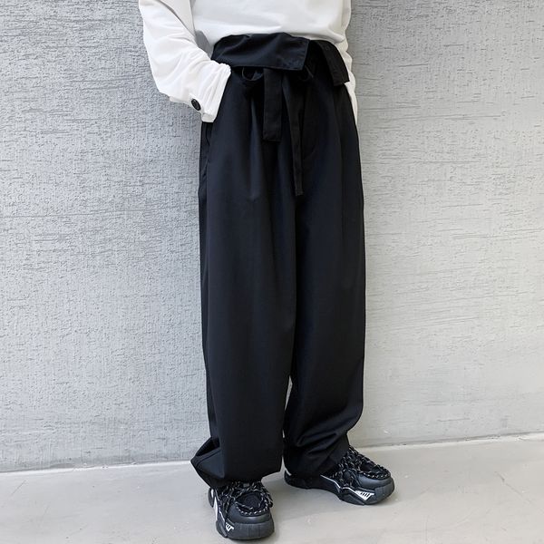 male japan style streetwear vintage fashion kimono trouser harem pants men high waist wide leg casual suit pant, Black
male japan style streetwear vintage fashion kimono trouser harem pants men high waist wide leg casual suit pant, Black