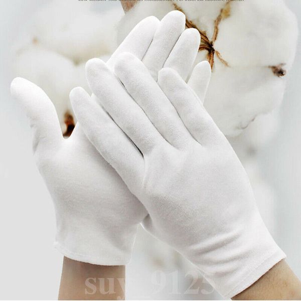 6 pairs white inspection cotton work gloves coin jewelry lightweight household white gloves s m l xl
6 pairs white inspection cotton work gloves coin jewelry lightweight household white gloves s m l xl