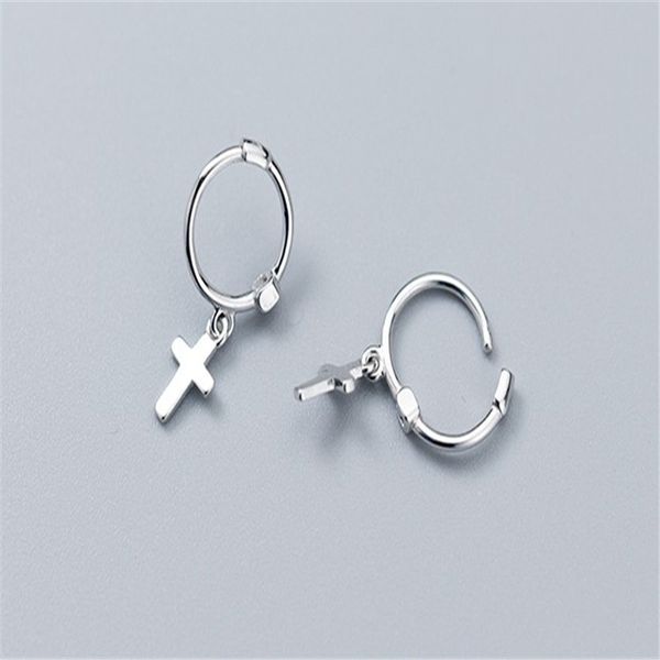 new white gold /rose gold color mini cross dangle drop earrings 100% 925 sterling silver hoop circle earring for women men
new white gold /rose gold color mini cross dangle drop earrings 100% 925 sterling silver hoop circle earring for women men