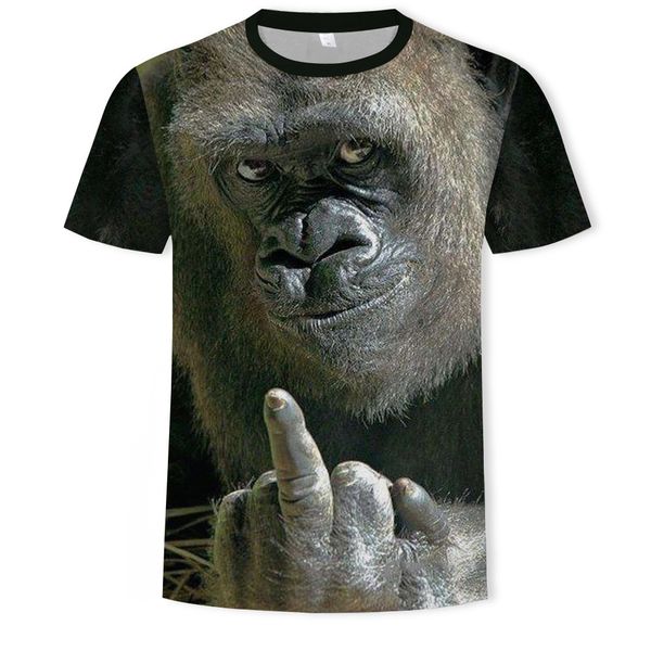 mens designer t-shirt orangutan 3d digital printing round neck loose short sleeve t-shirt, White;black
mens designer t-shirt orangutan 3d digital printing round neck loose short sleeve t-shirt, White;black