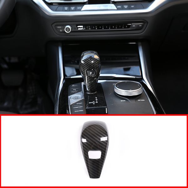 2 color carbon fiber style abs plastic car gear shift head cover trim for g20 g28 3 series 2019 2020
2 color carbon fiber style abs plastic car gear shift head cover trim for g20 g28 3 series 2019 2020
