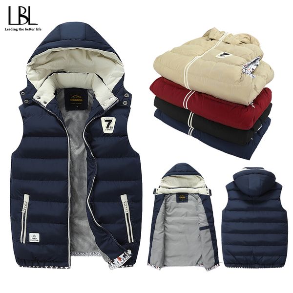 men's vests down vest men autumn winter warm casual waistcoat sleeveless jacket man windproof 5xl mens overcoats hat detachable, Black;white
men's vests down vest men autumn winter warm casual waistcoat sleeveless jacket man windproof 5xl mens overcoats hat detachable, Black;white