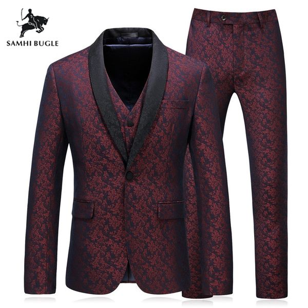 suits men 2019 french romance wedding suits for men value 3 piece set floral suit designs mens blazer slim fit suit wedding, White;black
suits men 2019 french romance wedding suits for men value 3 piece set floral suit designs mens blazer slim fit suit wedding, White;black