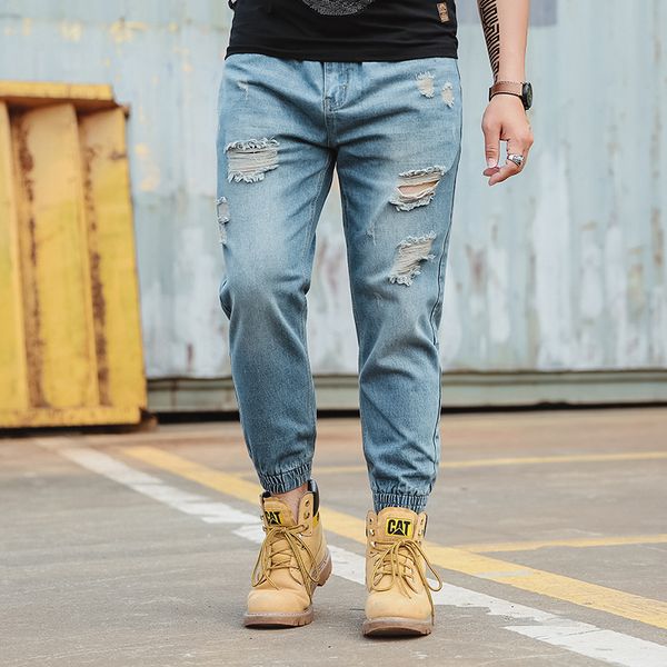 2019 new fashion mens hole skinny pants fashion hole ripped jeans for male blue denim pants plus size trouser 6xl high quality
2019 new fashion mens hole skinny pants fashion hole ripped jeans for male blue denim pants plus size trouser 6xl high quality