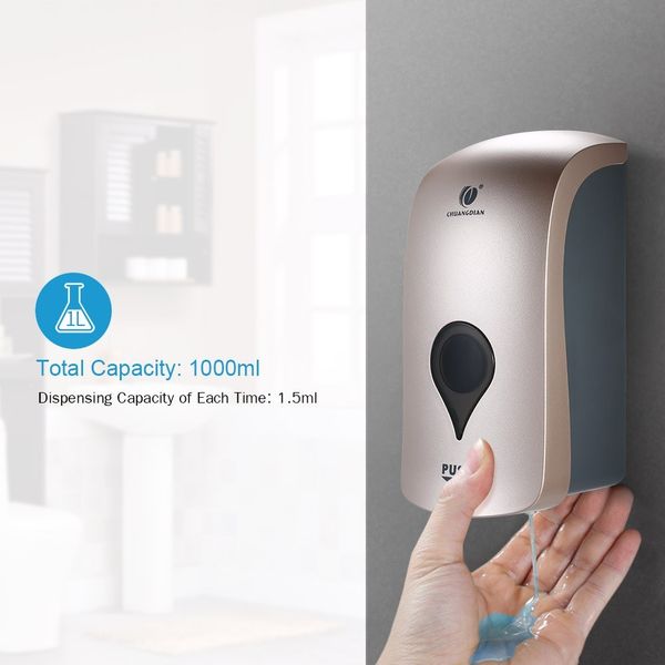 1000ml жидкого мыла держатель Настенная лосьон гель для душа шампунь Sanitizer пены Диспенсеры для ванной умывальной
1000ml жидкого мыла держатель Настенная лосьон гель для душа шампунь Sanitizer пены Диспенсеры для ванной умывальной