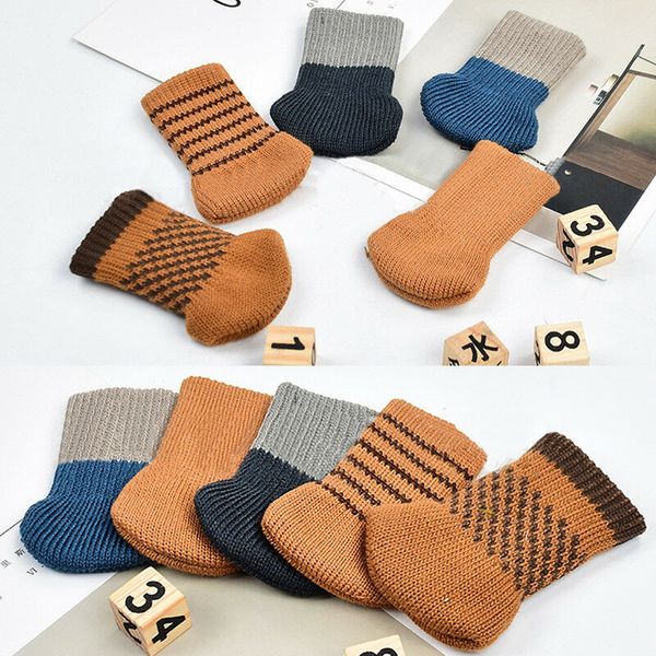 4pcs chair leg socks home textile leg floor protectors non-slip table legs sleeve striped chair cover foot knitting socks
4pcs chair leg socks home textile leg floor protectors non-slip table legs sleeve striped chair cover foot knitting socks