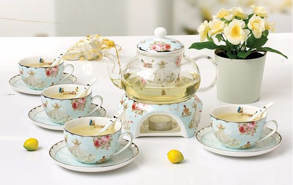 ceramic 15 pcs flower tea set british afternoon black tea set heatable glass teapot bone china tea cups and saucers
ceramic 15 pcs flower tea set british afternoon black tea set heatable glass teapot bone china tea cups and saucers