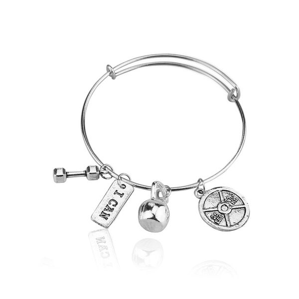 new dumbbell barbell power faith letter tag charm adjustable bracelet bangle designer bracelets women men jewelry fitness sport athlete gift, Black
new dumbbell barbell power faith letter tag charm adjustable bracelet bangle designer bracelets women men jewelry fitness sport athlete gift, Black