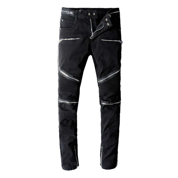 mens designer jeans luxury distressed zipper hole jeans fashion men designer ripped denim black pants size 29-42 ing, Blue
mens designer jeans luxury distressed zipper hole jeans fashion men designer ripped denim black pants size 29-42 ing, Blue