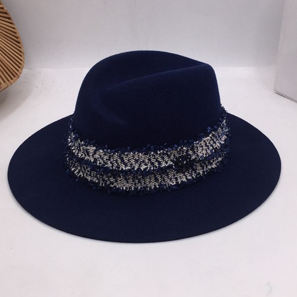 european and american wind fashion woolen hat hide blue hats personality dream twining silk ribbon lovers hat, Blue;gray
european and american wind fashion woolen hat hide blue hats personality dream twining silk ribbon lovers hat, Blue;gray