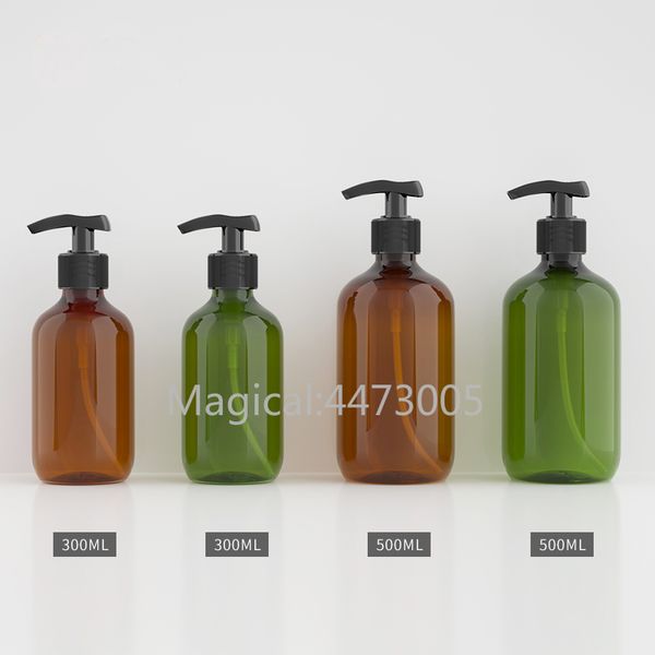 20pcs 300/500ml cosmetic empty brown/dark green lotion pump bottle, pressed emulsion/skin care/cream container, shampoo package
20pcs 300/500ml cosmetic empty brown/dark green lotion pump bottle, pressed emulsion/skin care/cream container, shampoo package