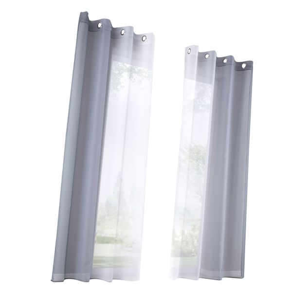 2 pcs voile semi sheer window dressing curtain grommet total width 280cm for living room, bedroom and durable material
2 pcs voile semi sheer window dressing curtain grommet total width 280cm for living room, bedroom and durable material