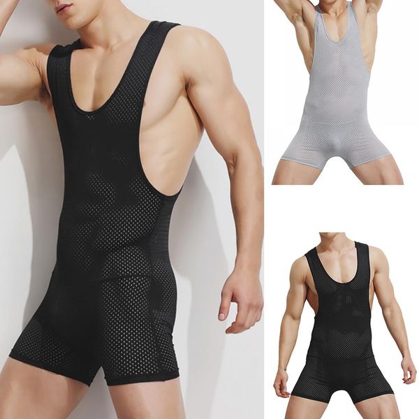 man's bumps fitness jumpsuit summer vest jumpsuit breathable u neck sleeveless one-piece weightlifting clothes large size vest, Black;brown
man's bumps fitness jumpsuit summer vest jumpsuit breathable u neck sleeveless one-piece weightlifting clothes large size vest, Black;brown