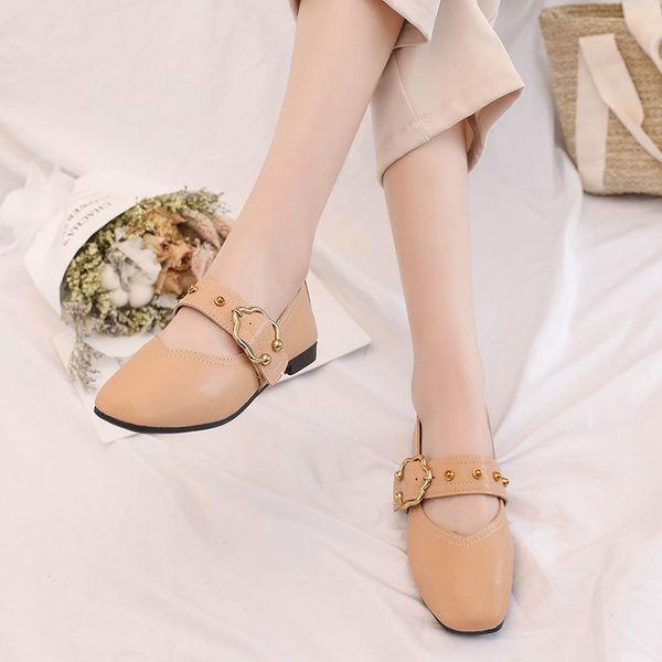 spring essential fashion ladies flat shoes casual simple metal decoration selling solid color zapatos mujer w38-56, Black
spring essential fashion ladies flat shoes casual simple metal decoration selling solid color zapatos mujer w38-56, Black
