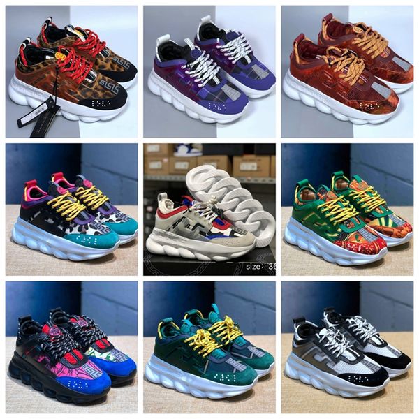 New color chain reaction neaker trainer men women neaker light weight chain linked rubber ole luxury brand de igner fa hion hoe
New color chain reaction neaker trainer men women neaker light weight chain linked rubber ole luxury brand de igner fa hion hoe