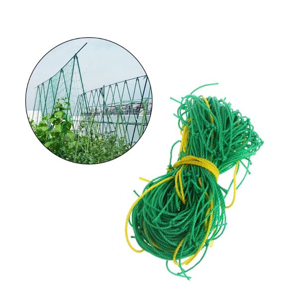 

Garden Green Nylon Trellis Netting Support Climbing Bean Plant Nets Grow Fence