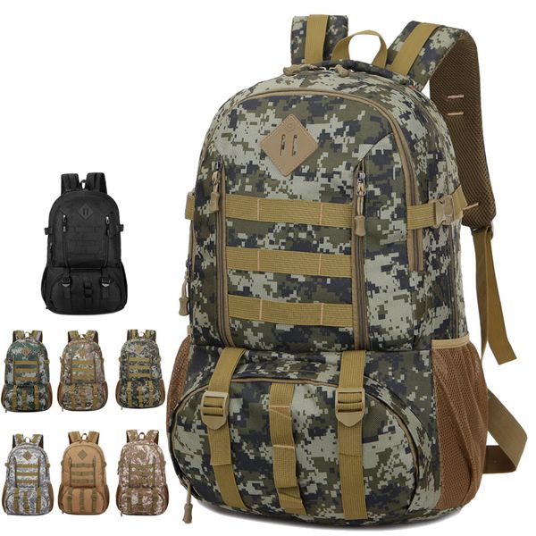 

tactical bag army backpack waterproof handbag hiking camping outdoor mountaineering backpack large capacity travel bag