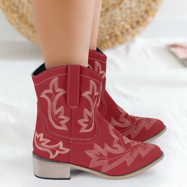 women western boot spring fashion floral middle tube knight boot ladies rome slip-on low heel leather shoes botas 2019, Black
women western boot spring fashion floral middle tube knight boot ladies rome slip-on low heel leather shoes botas 2019, Black