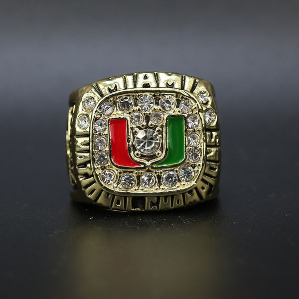 1991 miami hurricanes (torretta) college football national championship ring american football fans souvenirs alloy ring size 11 men jewelry, Golden;silver
1991 miami hurricanes (torretta) college football national championship ring american football fans souvenirs alloy ring size 11 men jewelry, Golden;silver