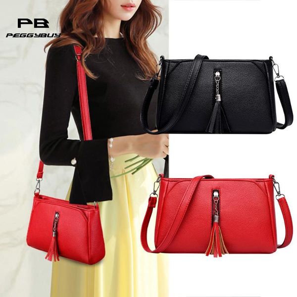 solid color shoulder messenger handbags casual women pu leather small tassel decor crossbody bags female messenger bags 2019
solid color shoulder messenger handbags casual women pu leather small tassel decor crossbody bags female messenger bags 2019