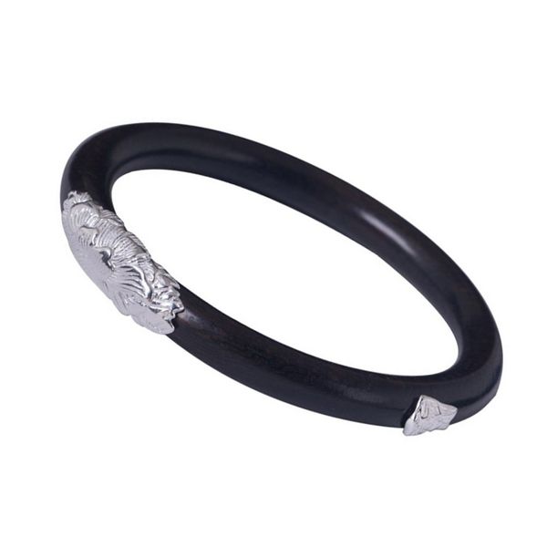 national style ebony wood peony s925 silver bracelet diy handmade vintage old craft elegant and beautiful handicraft, Black
national style ebony wood peony s925 silver bracelet diy handmade vintage old craft elegant and beautiful handicraft, Black
