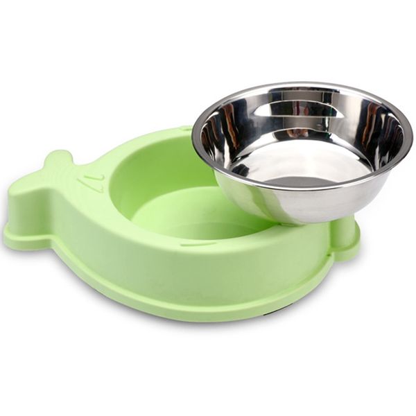 fashion fish - shaped double spell pet bowl removable stainless steel dog non-slip cat supplies dog grooming
fashion fish - shaped double spell pet bowl removable stainless steel dog non-slip cat supplies dog grooming