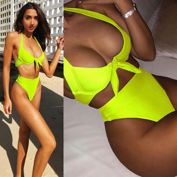 new women's fashion fluorescent high waist bikini set push up bikini bra swimwear two piece beachwear
new women's fashion fluorescent high waist bikini set push up bikini bra swimwear two piece beachwear