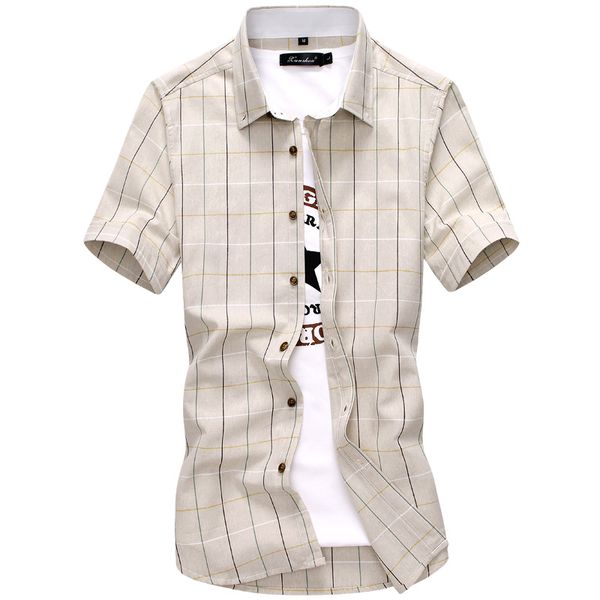 plaid shirts men 2020 new fashion 100% cotton short sleeved summer casual men shirt camisa masculina mens dress shirts, White;black
plaid shirts men 2020 new fashion 100% cotton short sleeved summer casual men shirt camisa masculina mens dress shirts, White;black