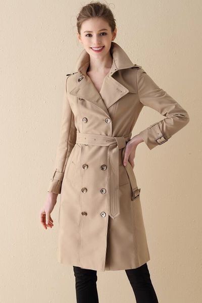 women's trench coats double breasted long classic windbreaker waterproof british coat new high-end english style autumn winter c019, Tan;black
women's trench coats double breasted long classic windbreaker waterproof british coat new high-end english style autumn winter c019, Tan;black