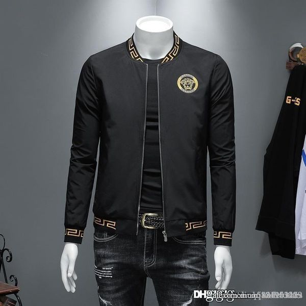 mens designer jackets windbreaker casual jacket male clothing zipper collar plaid printed slim mens designer jackets size m-4xl, Black;brown
mens designer jackets windbreaker casual jacket male clothing zipper collar plaid printed slim mens designer jackets size m-4xl, Black;brown