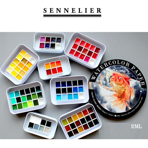 france sennelier shennelier 98 color master honey solid watercolor paint packaging official color matching
france sennelier shennelier 98 color master honey solid watercolor paint packaging official color matching
