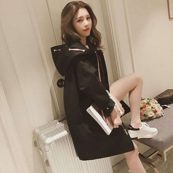 autumn cardigan jacket women windbreaker black casual black hooded windbreaker long-sleeved cardigan warm loose jacket, Tan;black
autumn cardigan jacket women windbreaker black casual black hooded windbreaker long-sleeved cardigan warm loose jacket, Tan;black