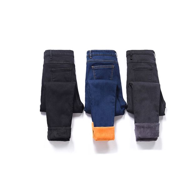 velvet jeans female 2018 new korean fashion slim high waist winter thick warm pencil pants casual wild pants elegant slim, Blue
velvet jeans female 2018 new korean fashion slim high waist winter thick warm pencil pants casual wild pants elegant slim, Blue
