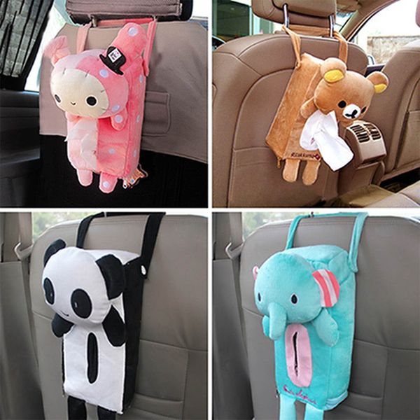 1pcs cute cartoon car seat back cover holder paper napkin box tissue box car accessories styling
1pcs cute cartoon car seat back cover holder paper napkin box tissue box car accessories styling