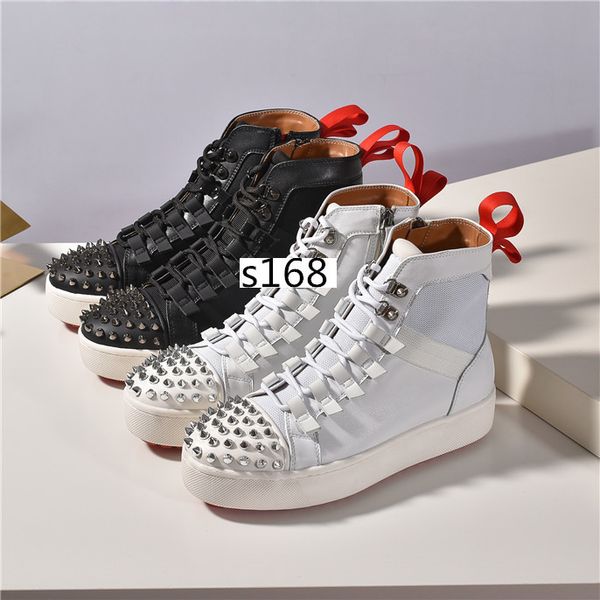 with box new krystal spike sock donna flat sneakers designer mens red bottoms shoes womens rivet spiky sock junior spikes flat shoes5, Black
with box new krystal spike sock donna flat sneakers designer mens red bottoms shoes womens rivet spiky sock junior spikes flat shoes5, Black