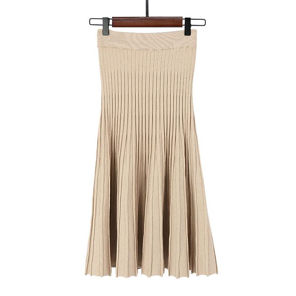 plus size elastic elegant high waisted pleated knit women half length wool skirt bodycon skirt female ladies autumn winter, Black
plus size elastic elegant high waisted pleated knit women half length wool skirt bodycon skirt female ladies autumn winter, Black