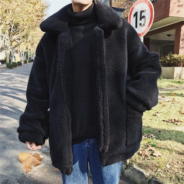 new warm men's faux fur thick coat loose black green casual jacket winter men coats outwear d087
new warm men's faux fur thick coat loose black green casual jacket winter men coats outwear d087