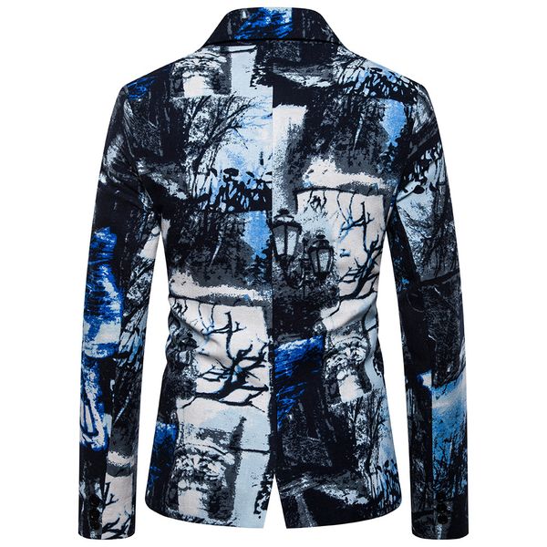 2019 new style men leisure suit men ethnic-style printed plus-sized suit series, White;black
2019 new style men leisure suit men ethnic-style printed plus-sized suit series, White;black