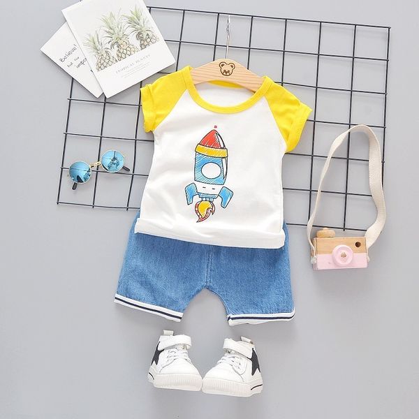 summer children girl boys kids clothing cartoon rocket t-shirt shorts 2pcs/sets infant clothes fashion cotton costume tracksuits, White
summer children girl boys kids clothing cartoon rocket t-shirt shorts 2pcs/sets infant clothes fashion cotton costume tracksuits, White