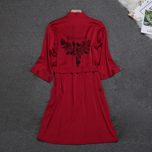 lady kimono bathrobe gown sain print nightdress sleepwear casual intimate lingerie nightwear nightgown silky home clothes, Black;red
lady kimono bathrobe gown sain print nightdress sleepwear casual intimate lingerie nightwear nightgown silky home clothes, Black;red