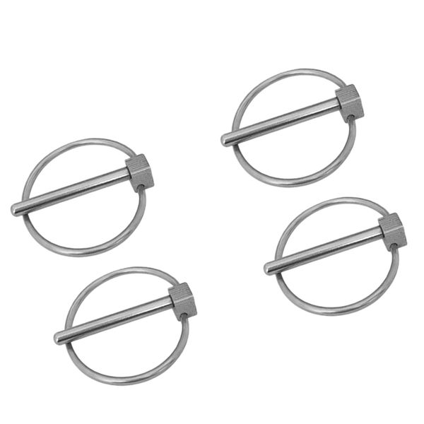 linch pin with ring 4mm for marine boat deck tractor (pack of 4