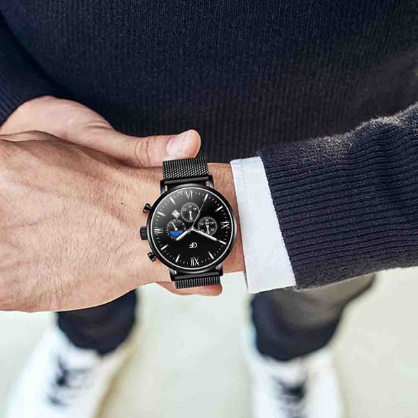 luxury wristwatch men's clock quartz sport watch high-end simple calendar men's watch quartz stainless steel simple watches, Slivery;brown
luxury wristwatch men's clock quartz sport watch high-end simple calendar men's watch quartz stainless steel simple watches, Slivery;brown