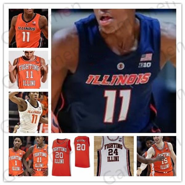 illinois fighting illini 2019 basketball custom any name number men jersey 0 alan griffin 1 trent frazier 11 ayo dosunmu meyers leonard, Black;red
illinois fighting illini 2019 basketball custom any name number men jersey 0 alan griffin 1 trent frazier 11 ayo dosunmu meyers leonard, Black;red