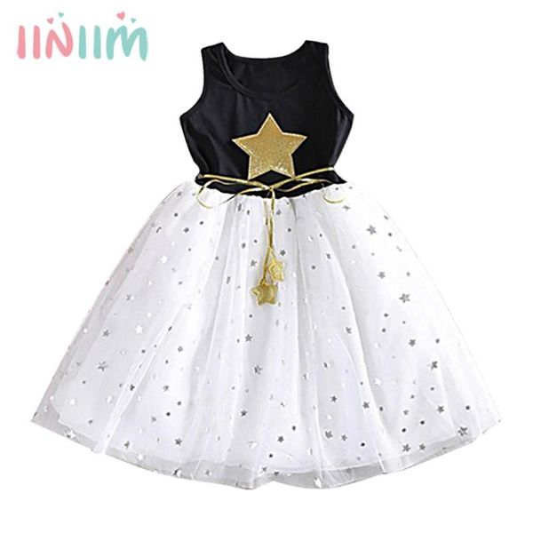 kids girls dresses sleeveless glittery stars tulle princess dress summer party baby girls casual dresses childrens clothing, Red;yellow
kids girls dresses sleeveless glittery stars tulle princess dress summer party baby girls casual dresses childrens clothing, Red;yellow