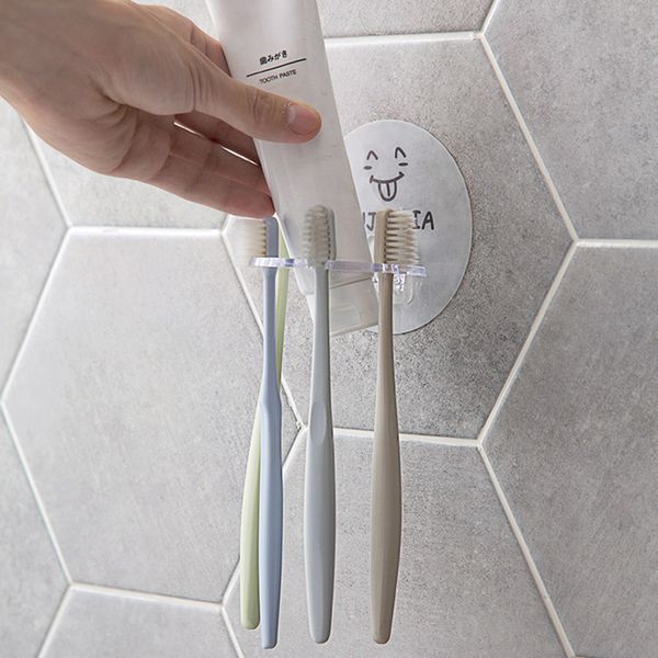 punch-toothbrush rack toothpaste storage holder suction wall shaped bathroom toileties organizer hook
punch-toothbrush rack toothpaste storage holder suction wall shaped bathroom toileties organizer hook