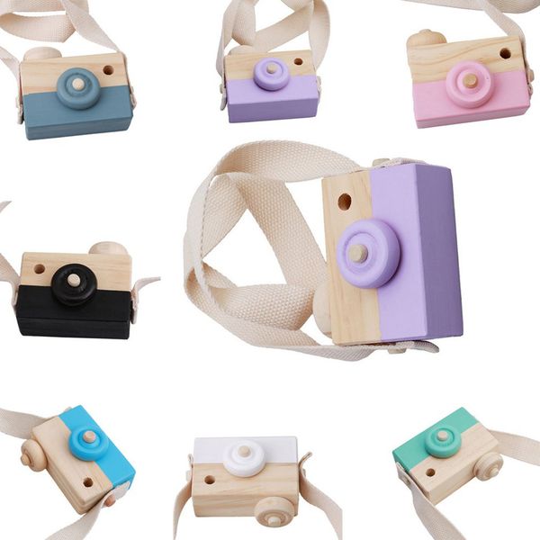 children's wooden camera toys cute handmade pictures props and decorations