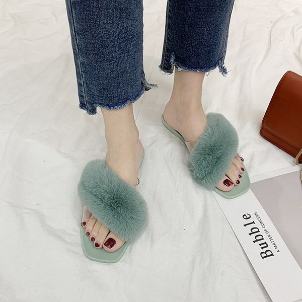 mudibear 2020 woman slippers flat shoes fluffy faux fur sandals slides lady outdoor cute plush flip flops cross transparent, Black
mudibear 2020 woman slippers flat shoes fluffy faux fur sandals slides lady outdoor cute plush flip flops cross transparent, Black